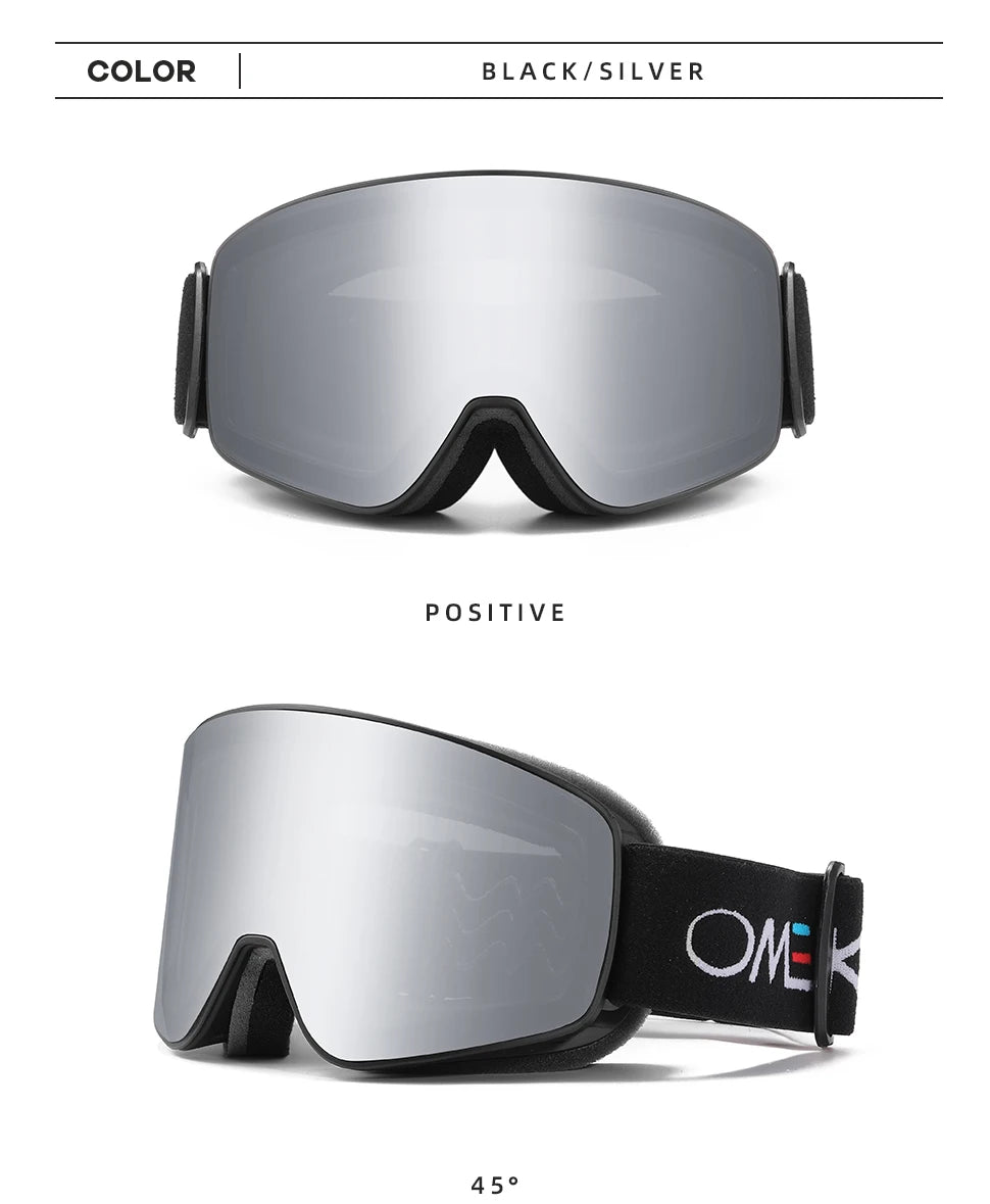 ELAX BRAND NEW Double Layers Anti-Fog Ski Goggles Snowmobile Eyewear Outdoor Sport Snow Snowboard Glasses