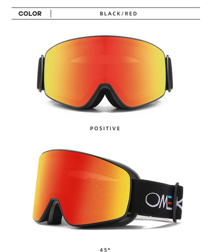ELAX BRAND NEW Double Layers Anti-Fog Ski Goggles Snowmobile Eyewear Outdoor Sport Snow Snowboard Glasses