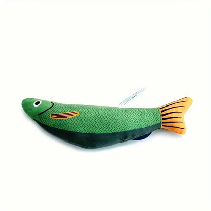 Cat Toy 3D Simulation Fish Catnip Toys Interactive Plush Kitten Cat Toy Pet Chew Bite Toys For Cats Pillowfish Pet Supplies