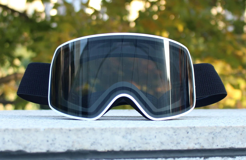 Big Ski Snowboard Goggles Women Men Skiing Eyewear Mask UV 400 Snow Protection Over Glasses Adult Double Anti-Fog Cylindrical