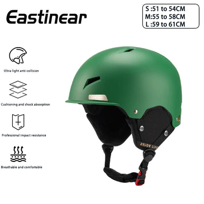 Eastinear Ski Helmet Is Lightweight, Breathable, Anti-collision and Warm for Men and Women, Outdoor Ski Equipment for Children