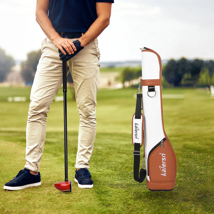 Kaiersn Park Golf Club Bag PU Lightweight Park Golf Gun Bag