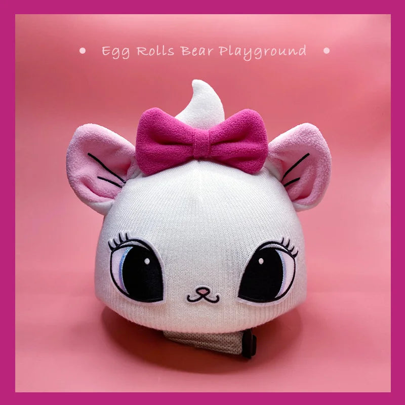 Ski Helmet Cover Decoration, Cute Cartoon Half Helmet Cover for Kids, Suitable for Electric Scooters Adult Helmet Decoration Hat