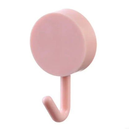 Adhesive Decorative Wall Hook Damage Frees Installation Strong Hold Bathroom Kitchen Use ABS Plastic Waterproof Hanger