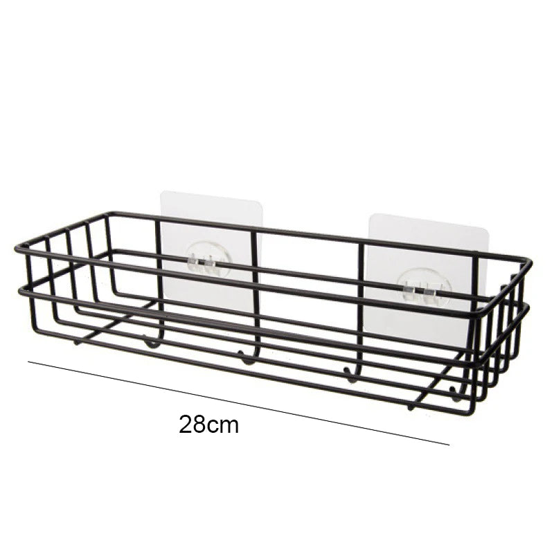 Bathroom Shelf Kitchen Organizer Shelves Corner Frame Iron Shower Caddy Storage Rack Shampoo Holder For Bathroom Accessories