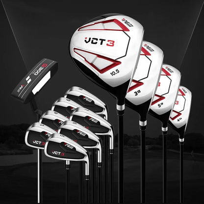 PGM-Complete Full Golf Club Set for Men,Club,Right Hand,Complete Beginner's Training,Golf Rod,9,12 Branch,VCT3 Generation,MTG031