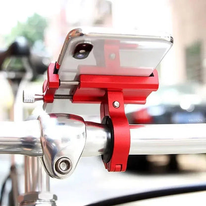Bicycle Phone Holder Mount Universal Mobile Cell GPS Metal Riding MTB Motorcycle Stand Bracket Bike Moto Handlebar Antislip Clip