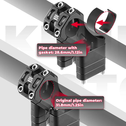 For Sur-Ron Light Bee X S L1E Front Handlebar Bar Riser Mount Bracket CNC For Talaria Sting MX3 MX4 MX5 Pro For Surron Electric