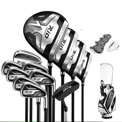 PGM RIO III Golf Club 12/4 Pcs Men's Right Handed Professional Golf Clubs Complete Set with Golf Bag Beginners Practice Club