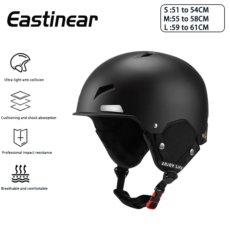 Eastinear Ski Helmet Is Lightweight, Breathable, Anti-collision and Warm for Men and Women, Outdoor Ski Equipment for Children