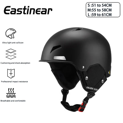 Eastinear Ski Helmet Is Lightweight, Breathable, Anti-collision and Warm for Men and Women, Outdoor Ski Equipment for Children
