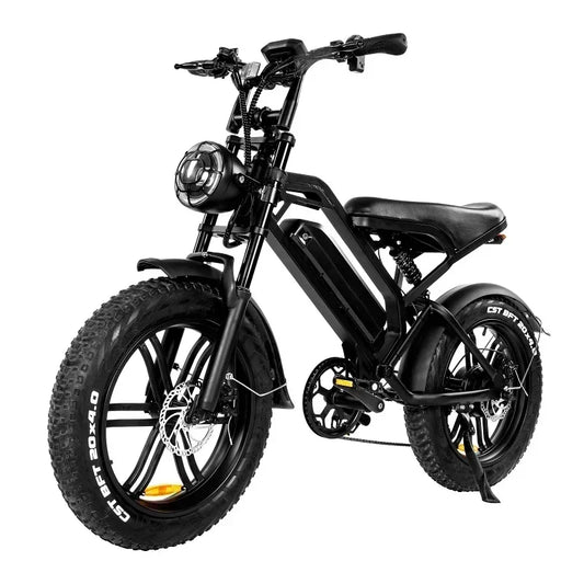 Upgraded Mode V20 Electric Bicycle 1000W 15AH Ebike 20 Inch Fat Tire Electric City Mountain Bike Unisex Electric Bike