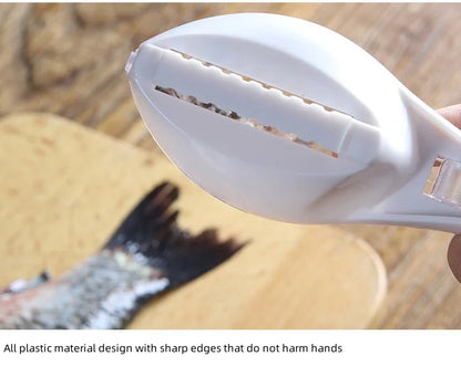 Kitchen Household Scale Scraper With Lid, Fish Scale Scraper, Manual Descaling, Brushing Of Fishing Tools