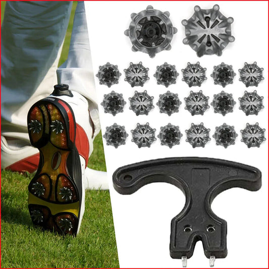 20pcs Golf Shoes Spikes Fast Twist Studs Cleats for Footjoy Golf Shoes