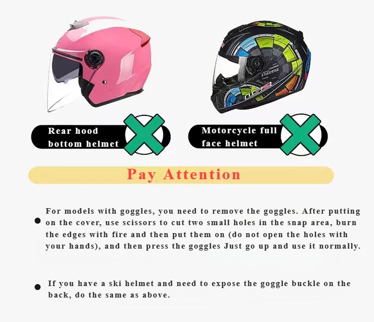 Ski Helmet Cover Single and Double Snowboard Battery Car Helmet Protections Covers for Adult and Kid