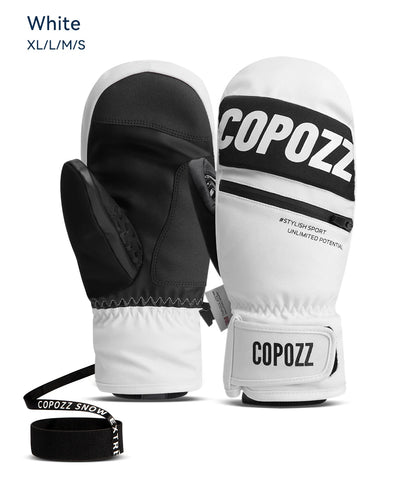 COPOZZ 3M Thinsulate Thick Adult Teenage Professional Snowboard Ski Gloves Windproof Winter Warm Thermal Snow Mittens Snowmobile
