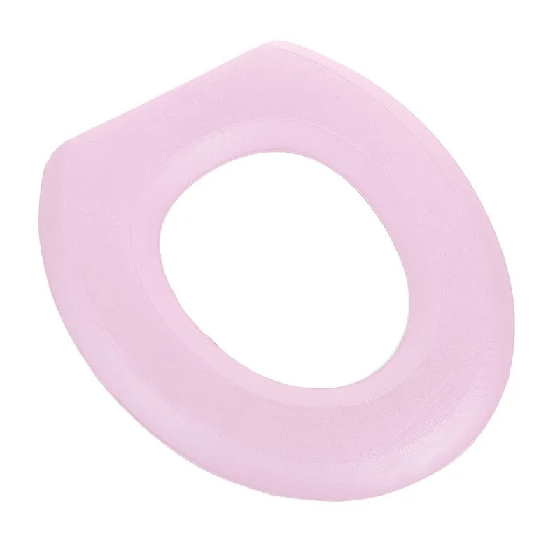 Waterpoof Soft Toilet Seat Cover Bathroom Washable Closestool Mat Pad Cushion O-shape Toilet seat Bidet Toilet Cover Accessories