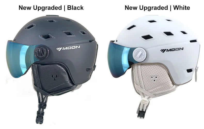 MOON-Professional Ski Helmet for Adult and Youth, Universal for Skateboard, Snowboard, Snow Equipment, Warm, Winter