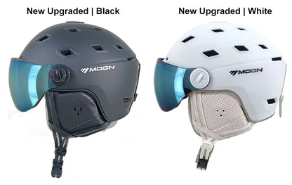 MOON-Professional Ski Helmet for Adult and Youth, Universal for Skateboard, Snowboard, Snow Equipment, Warm, Winter