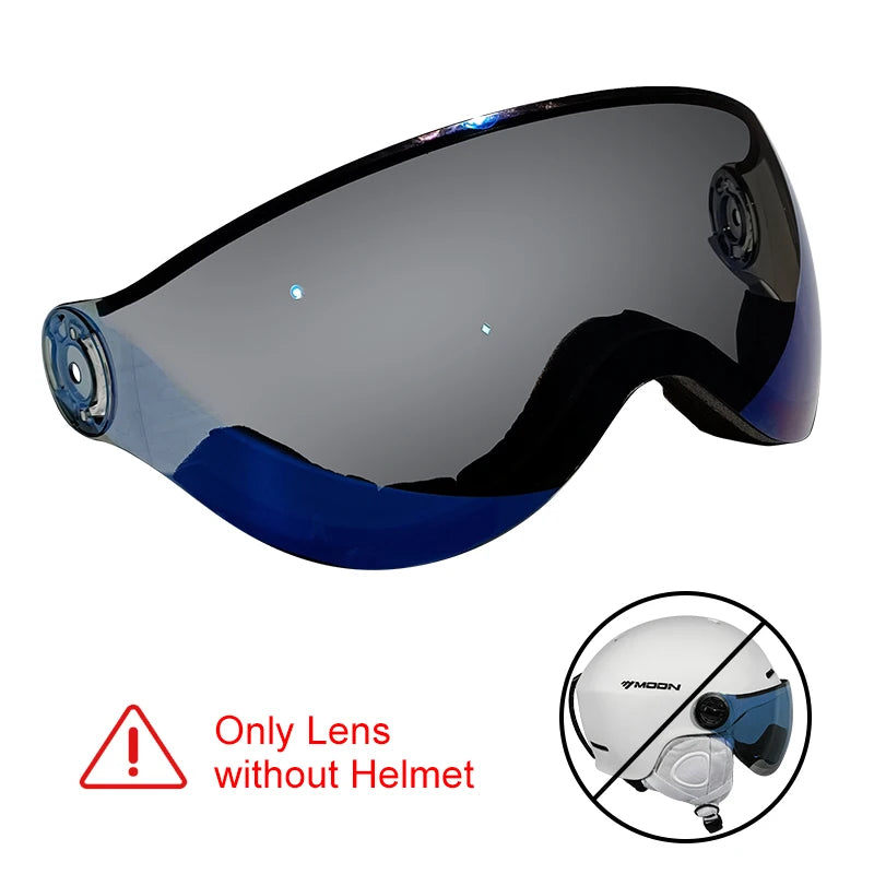 MOON-Professional Ski Helmet for Adult and Youth, Universal for Skateboard, Snowboard, Snow Equipment, Warm, Winter
