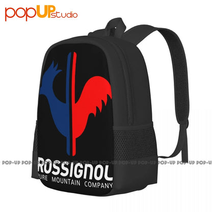 Rossignol Ski Logo R Pure Mountain Company Backpack Large Capacity Bookbag Schoolbag Sports Bag Large Capacity