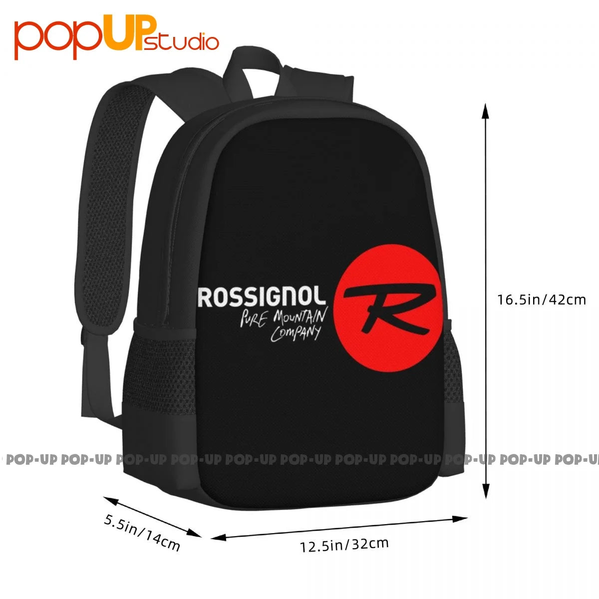 Skis Rossignol Alpine Skis And Equipment Backpack Large Capacity Vintage Art Print Sports Bag Clothes Backpacks