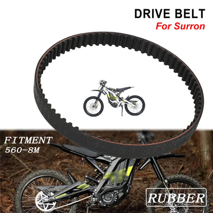 For SUR-RON Drive Belts Transmission Belt Motorcycles Accessories Rubber For Surron Sur Ron Light Bee Electric Bike Moto Parts