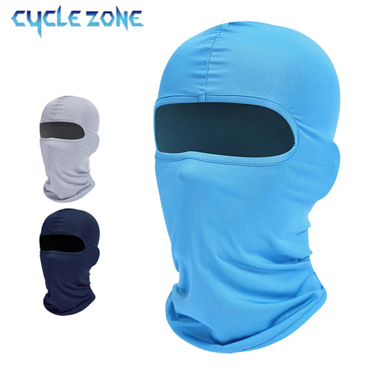 Breathable Balaclava Motorcycle Face Mask Moto Helmet Bandana Hood Windproof Dustproof Face Shield Men's MTB Bike Full Face Mask