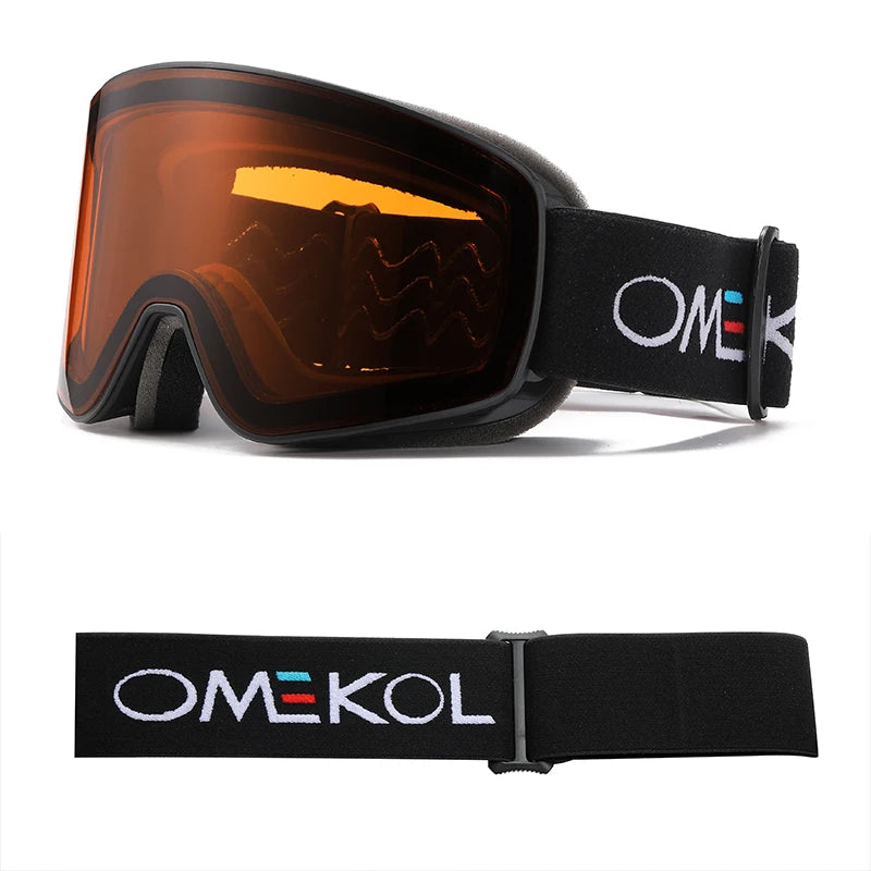 ELAX BRAND NEW Double Layers Anti-Fog Ski Goggles Snowmobile Eyewear Outdoor Sport Snow Snowboard Glasses