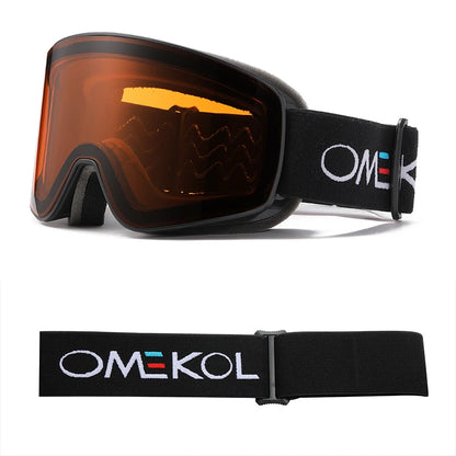 ELAX BRAND NEW Double Layers Anti-Fog Ski Goggles Snowmobile Eyewear Outdoor Sport Snow Snowboard Glasses