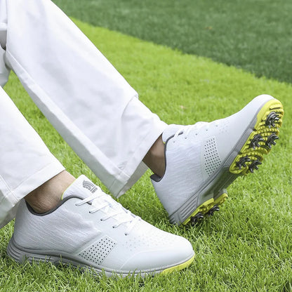 Waterproof Golf Shoes for Men Spikeless Outdoor Golf Sport Training Sneakers Classic Mens Golf Trainers Big Size 13 14