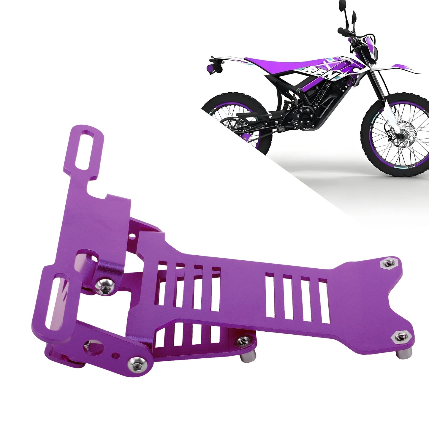 For SUR-RON Ultra Bee License Plate Bracket License Plate Holder Parts For Sur Ron UB E-bike Off-road Modified Accessories