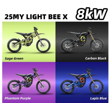 2025 Light Bee X Electric City Leisure Bike Electric Dirt Bike Surround Top Speed 46.6mph In Stock For Sale