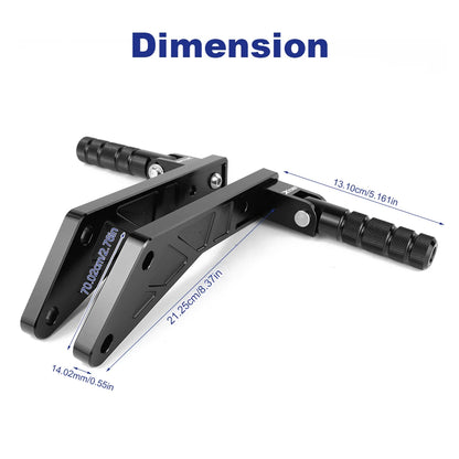 For Talaria Sting MX3/R MX4 Surron light bee X/S/L1E Segway X160 X260 Motorcycle Rear Passenger Foot Pegs Pedal Footrest Bracket