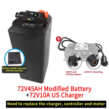 For Light Bee X 60V 72V Rebulit Battery Large Capacity Direct Replacement Motorcycles Off-road Dirtbike