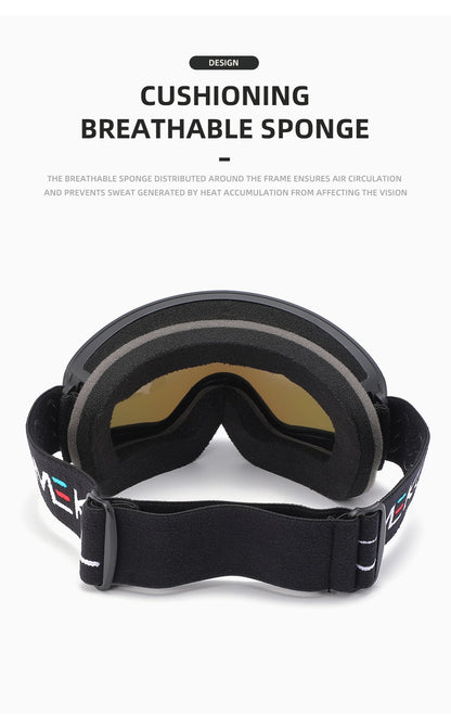 ELAX BRAND NEW Double Layers Anti-Fog Ski Goggles Snowmobile Eyewear Outdoor Sport Snow Snowboard Glasses