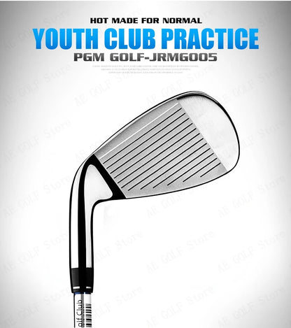 PGM child Golf Club Sets kids Learning Iron Carbon Putter Headcover Bracket Bag 120-165cm Height Boy Kids Junior Clubs JRTG005