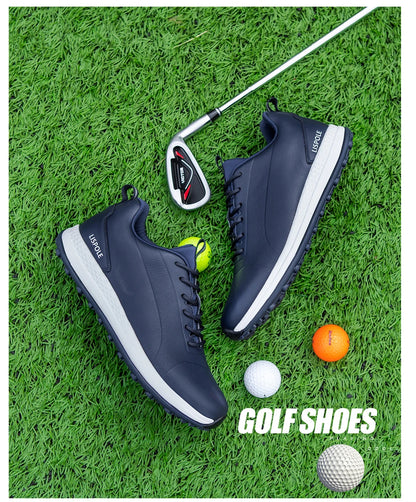 2024 Comfortable Golf Shoes Men Big Size 39-48 Professional Golf Spikeless Sneakers Non-Slip Waterproof Golfer Walking Footwear