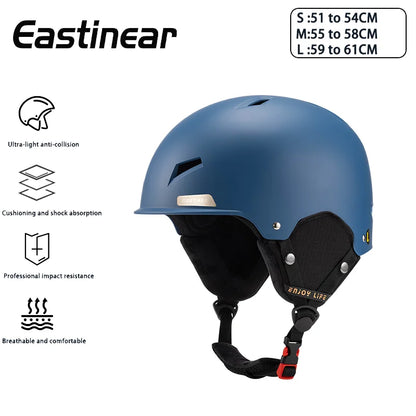 Eastinear Ski Helmet Is Lightweight, Breathable, Anti-collision and Warm for Men and Women, Outdoor Ski Equipment for Children