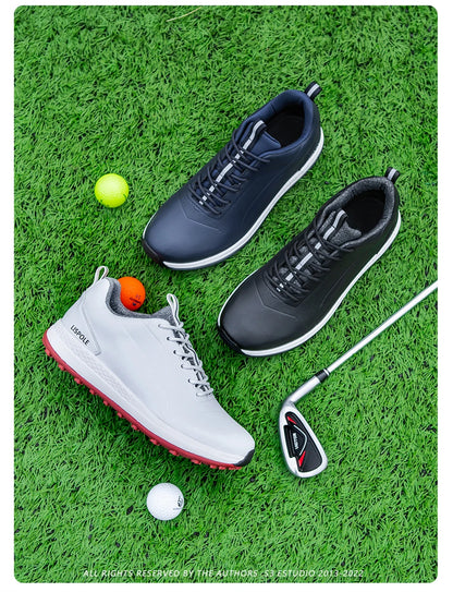 2024 Comfortable Golf Shoes Men Big Size 39-48 Professional Golf Spikeless Sneakers Non-Slip Waterproof Golfer Walking Footwear