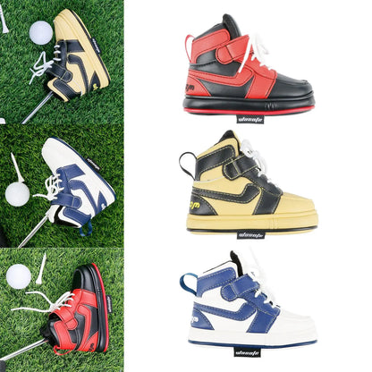 Golf Blade Putter Cover Embroidered PU Headcover Funny Shoe Shape Fits