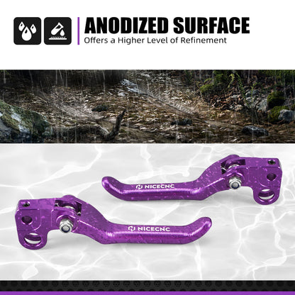 For Surron light bee X Aluminum Folding Front Rear Brake Levers For SUR-RON light bee S light bee L1E Segway X160 X260 2023 2024