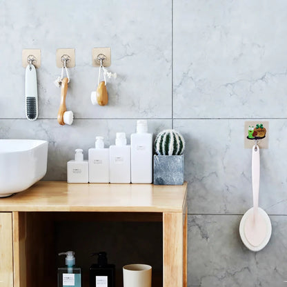 Living Room Bedroom Kitchen Storage Rack Bathroom Wall-Mounted Storage Rack (No Drilling Required)