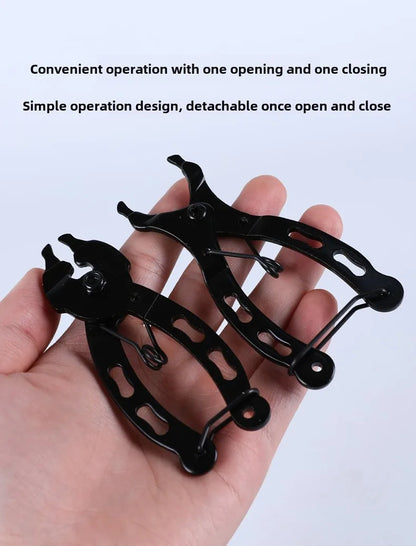 Mini Bicycle Chain Buckle Pliers Potable MTB Bike Chain Quick Release Magic Link Clamp Removal Install Plier Cycling Repair Tool