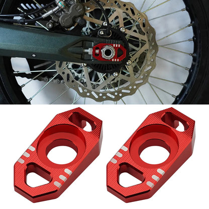 2pcs Aluminium Alloy Chain Tension Adjuster For Sur-Ron Ultra Bee