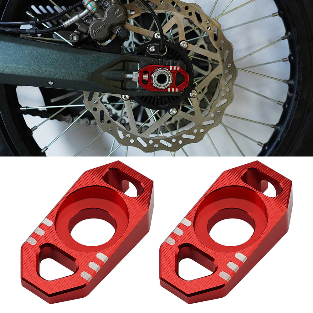 2pcs Aluminium Alloy Chain Tension Adjuster For Sur-Ron Ultra Bee