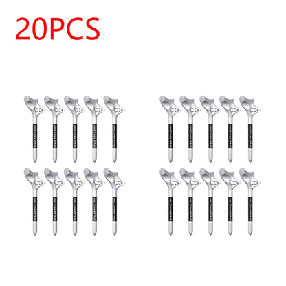 Portable Golf Plastic Tees 10° Diagonal Speed Golf Tee Stand Durable Golf Ball Tee Holder Golf Supplies Sport Golf Accessories