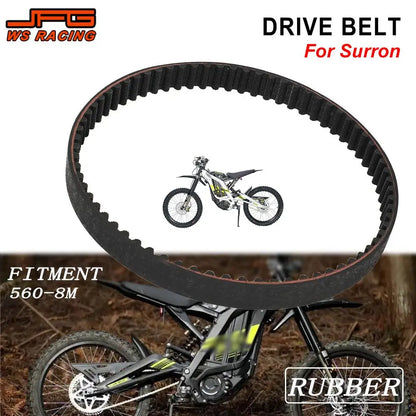 For SUR-RON Drive Belts Transmission Belt Motorcycles Accessories Rubber For Surron Sur Ron Light Bee Electric Bike Moto Parts