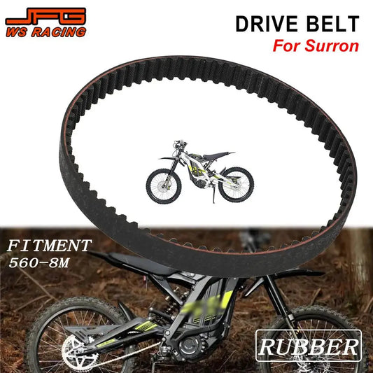 For SUR-RON Drive Belts Transmission Belt Motorcycles Accessories Rubber For Surron Sur Ron Light Bee Electric Bike Moto Parts