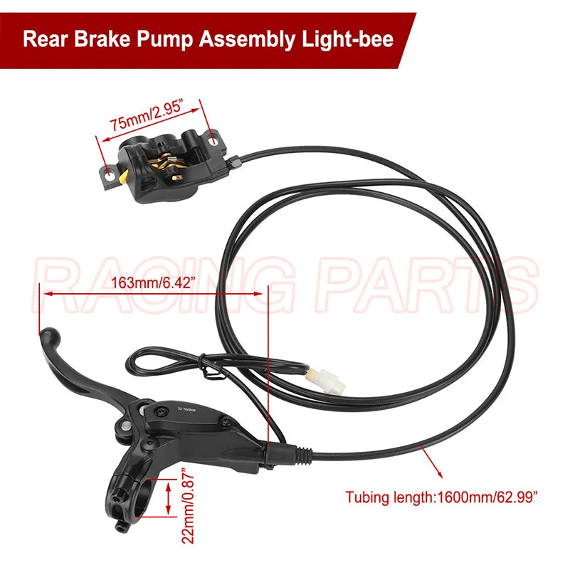 For SURRON New Integrated Brake Pump System Set Light Bee X Original Accessories Parts Dirtbike Motorcycles Off-road SUR-RON